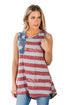 Sexy Vintage American Flag Tank
